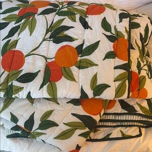Printfresh for Anthropologie clementine quilt/blanket king
